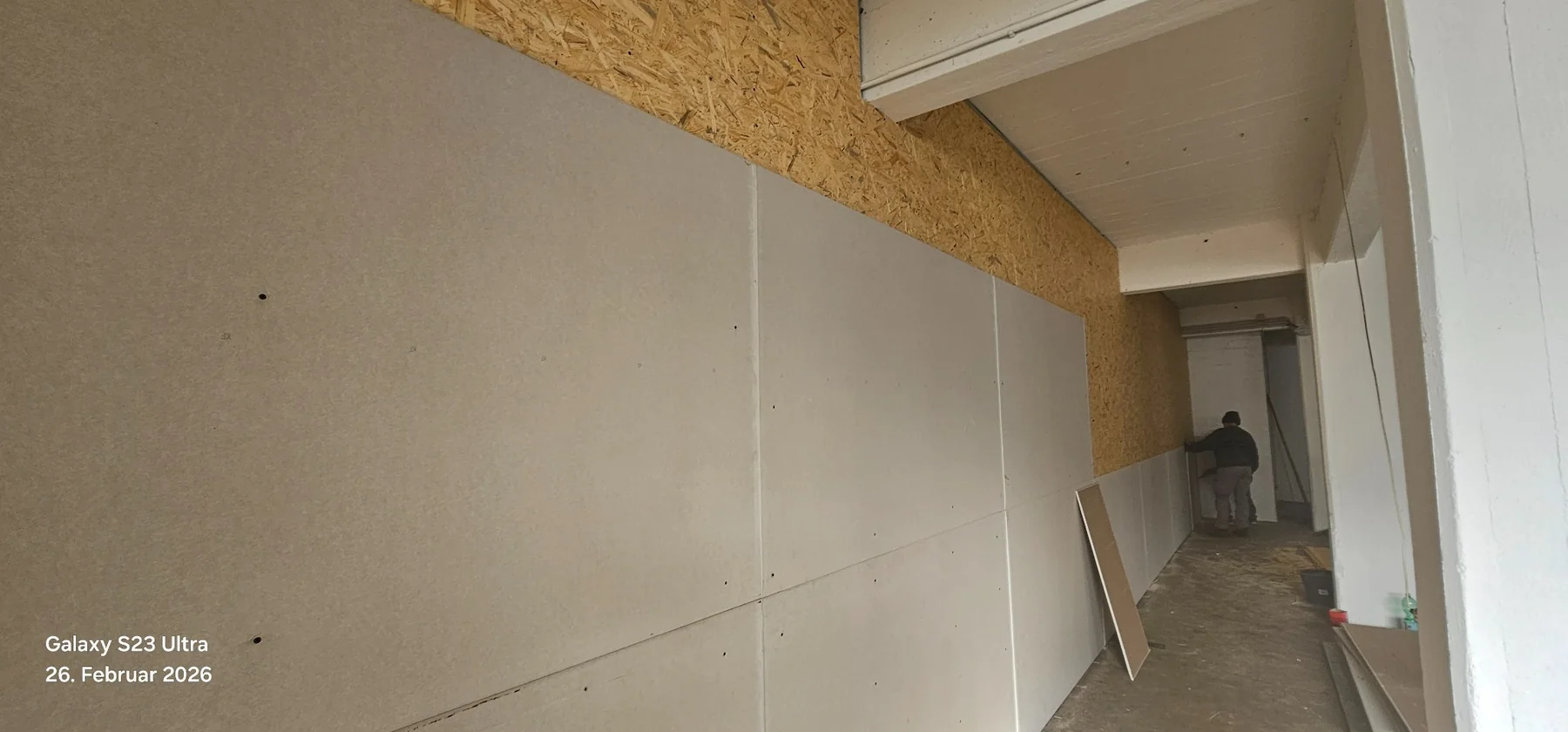 Beplankung einer Trockenbauwand