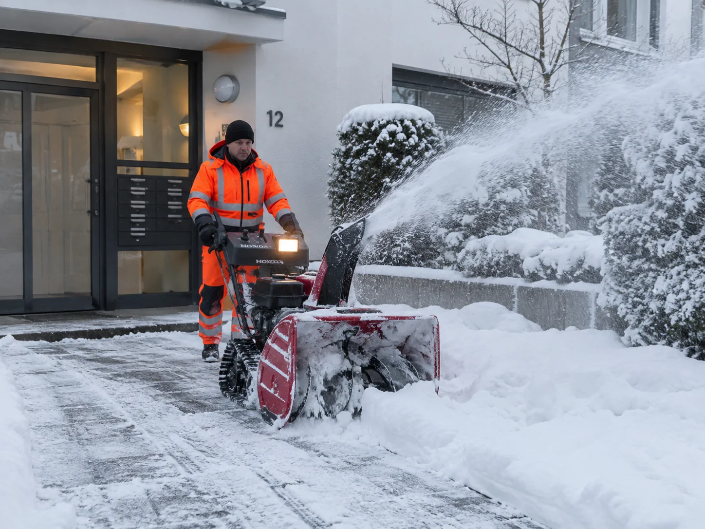 Schneeräumung im Winterdienst